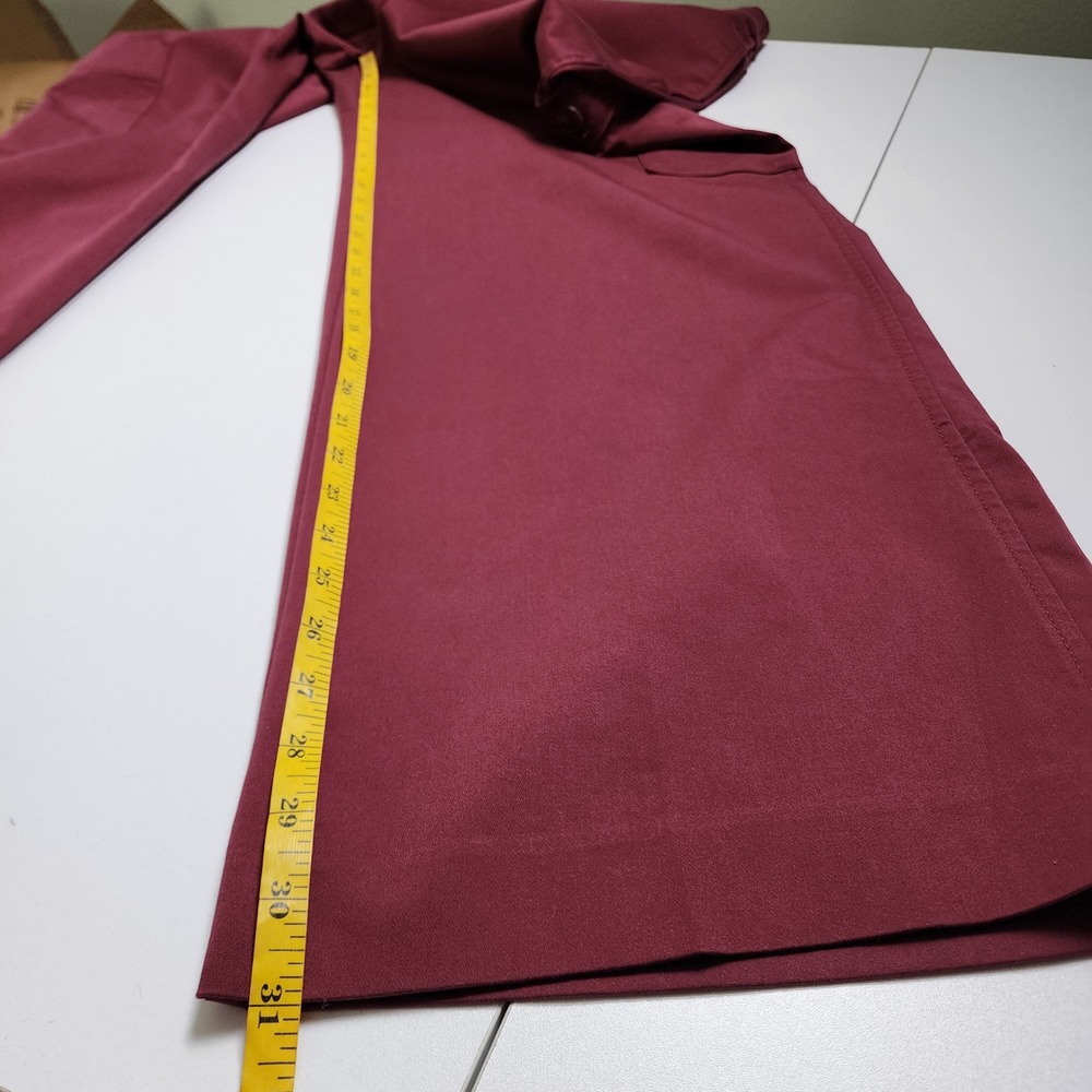 Chicos Womens Sateen Cargo Pants Size 12 Tall Black Currant High Rise Straight - Picture 12 of 14
